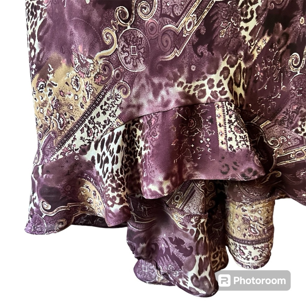 Jessica‎ Spaghetti Strap Midi Dress Vintage Plum Y2K Size 12 - Picture 3 of 5